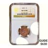 Image 1 : 1876 Indian Head Cent NGC AU53 BN
