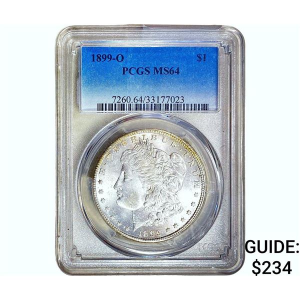 1899-O Morgan Silver Dollar PCGS MS64