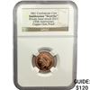 Image 1 : 1861 Confederate Cent Restrike 1C NGC