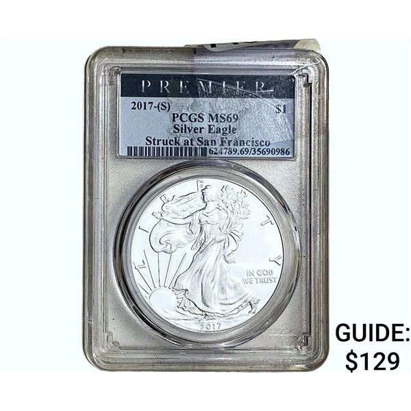 2017-(S) Silver Eagle PCGS MS69