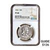 Image 1 : 1962 Franklin Half Dollar NGC PF68