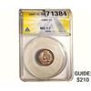 1880 Indian Head Cent ANACS MS63 BRN