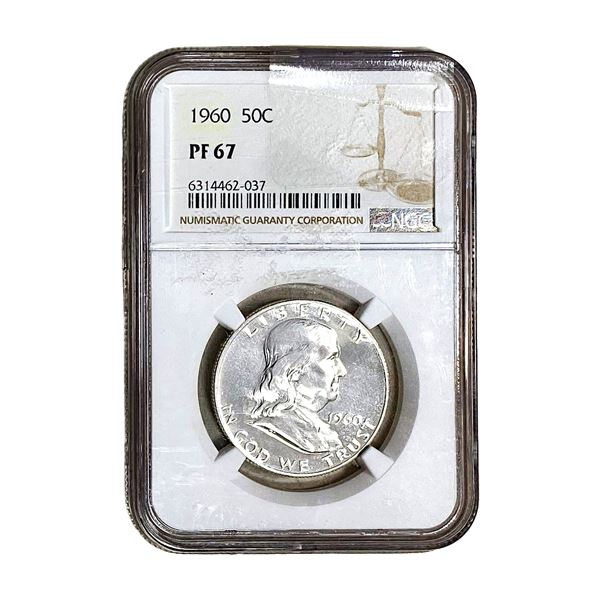 1960 Franklin Half Dollar NGC PF67