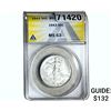 1943 Walking Liberty Half Dollar ANACS MS63