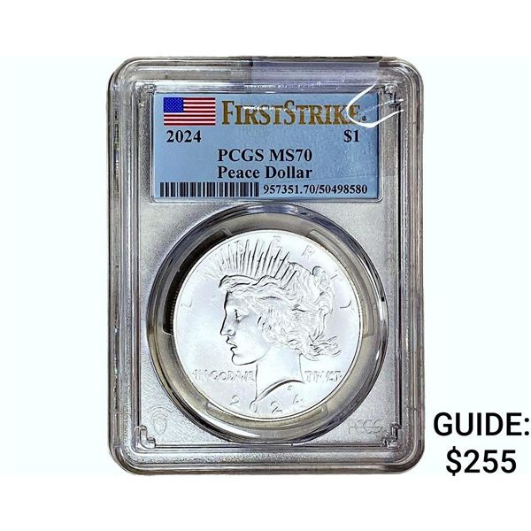2024 Silver Peace Dollar PCGS MS70