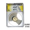 1916 Mercury Silver Dime ANACS MS62