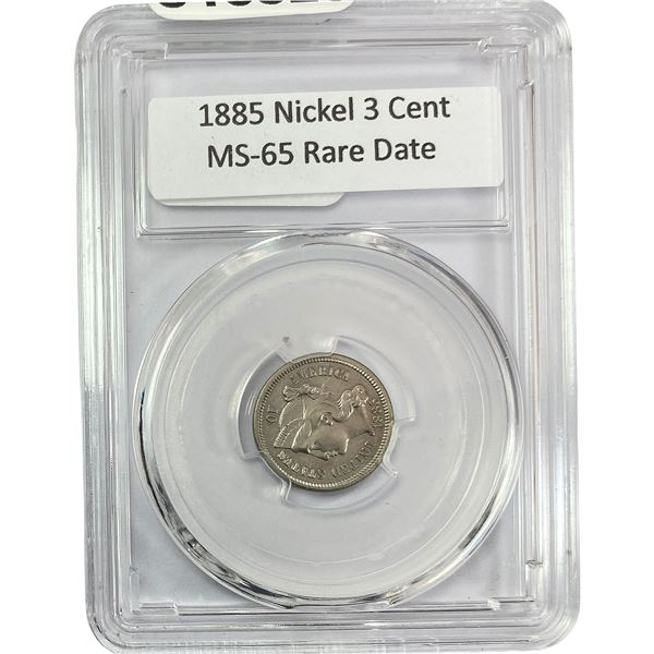 1885 Nickel Three Cent PF