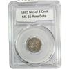 Image 1 : 1885 Nickel Three Cent PF