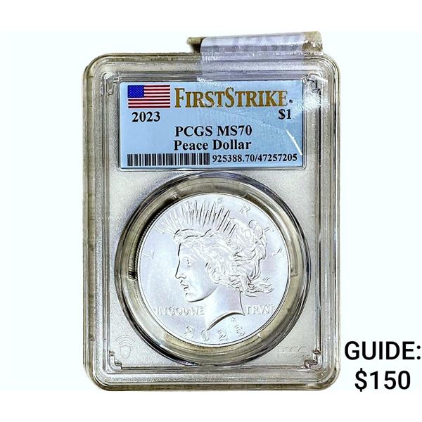 2023 Silver Peace Dollar PCGS MS70