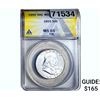 Image 1 : 1955 Franklin Half Dollar ANACS MS65 FBL