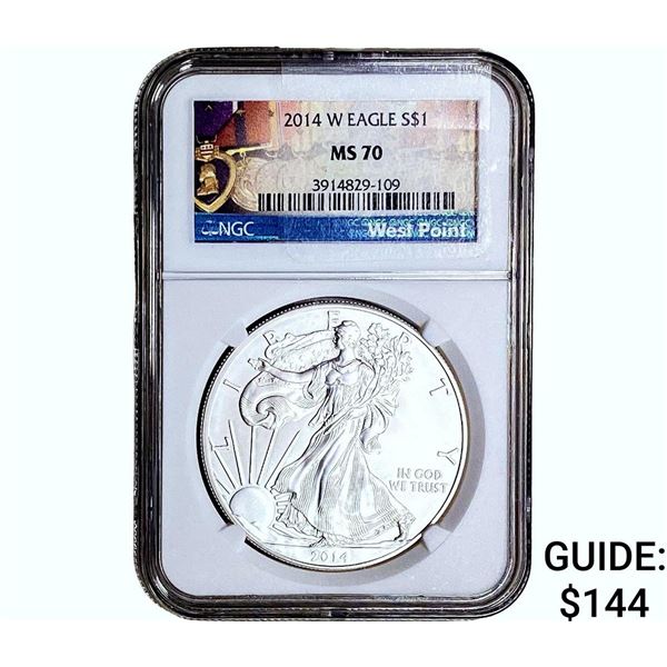2014-W Silver Eagle NGC MS70