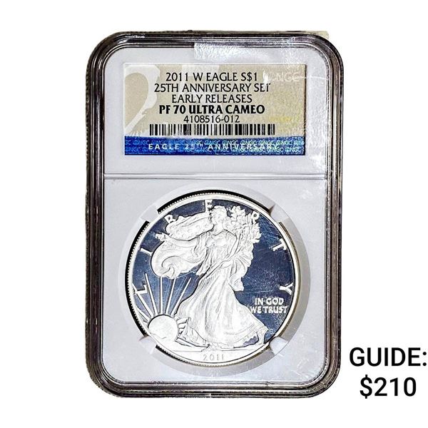 2011-W Silver Eagle NGC PF70 Ultra Cameo