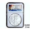 Image 1 : 2014-W Silver Eagle NGC MS70