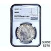 Image 1 : 1890-S Morgan Silver Dollar NGC MS62