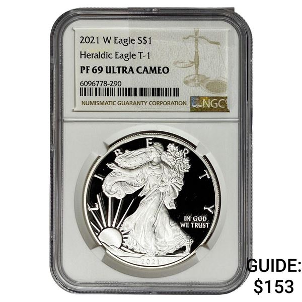 2021-W Silver Eagle NGC PF69 Ultra Cameo