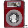 Image 1 : 2017 Silver EQ. Guinea 1000 Francos Donald Trump Inaugural Release NGC PF70 Ultra Cameo