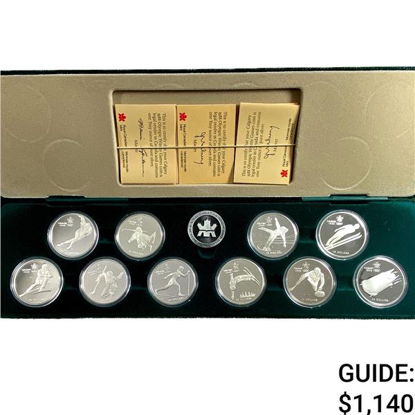 1988 Calgary Olympic Winter Games Silver $20 Set