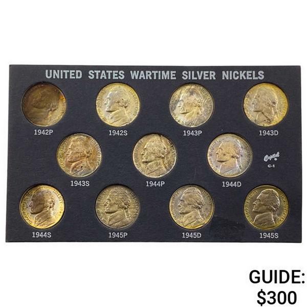 [11]1942-1945 U.S. Wartime SIlver Nickles