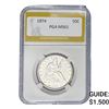 Image 1 : 1874 Seated Liberty Half Dollar PGA MS61