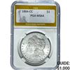 Image 1 : 1884-CC Morgan Silver Dollar PGA MS64