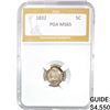 Image 1 : 1832 Capped Bust Half Dime PGA MS65