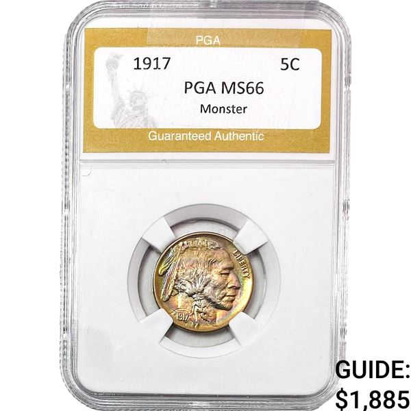 1917 Buffalo Nickel PGA MS66