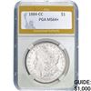 Image 1 : 1884-CC Morgan Silver Dollar PGA MS64+
