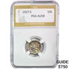 1927-S Mercury Silver Dime PGA AU58