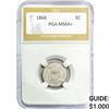Image 1 : 1866 Shield Nickel PGA MS64+