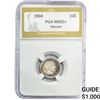 Image 1 : 1904 Barber Dime PGA MS65+ Monster