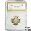 1863 Indian Head Cent PGA MS64