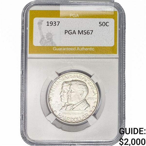 1937 Antietam Half Dollar PGA MS67