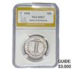 1936 Gettysburg Half Dollar PGA MS67