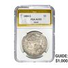 1884-S Morgan Silver Dollar PGA AU50 Detail