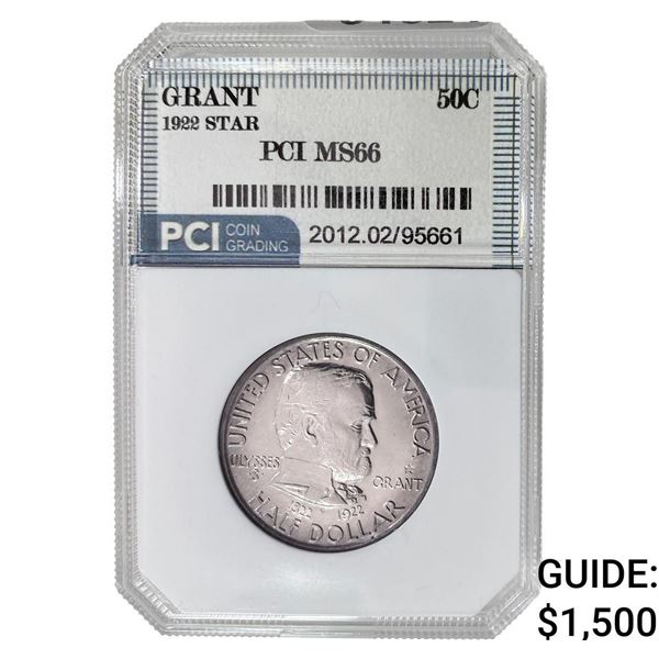 1922 Grant Half Dollar PCI MS66