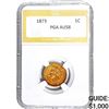 1873 Indian Head Cent PGA AU58