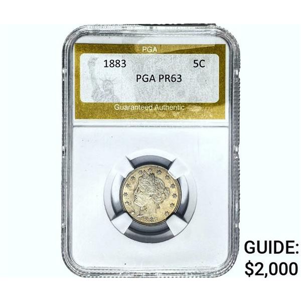 1883 Liberty Victory Nickel PGA PR63