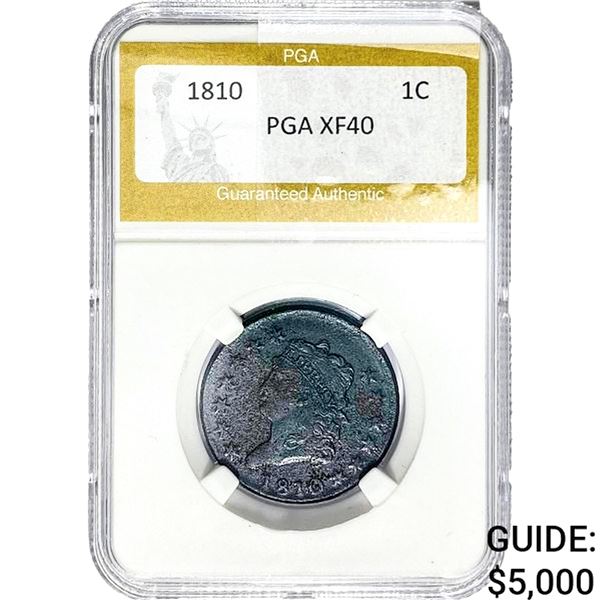 1810 Classic Head Large Cent PGA XF40