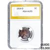 1914-D Wheat Cent PGA AU55