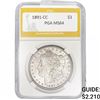 1891-CC Morgan Silver Dollar PGA MS64