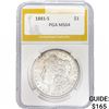 1881-S Morgan Silver Dollar PGA MS64
