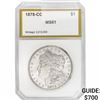 Image 1 : 1878-CC Morgan Silver Dollar PCI MS61