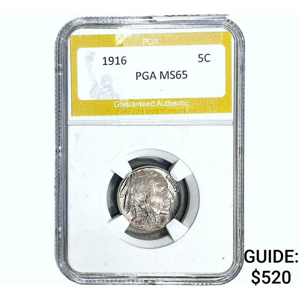 1916 Buffalo Nickel PGA MS65