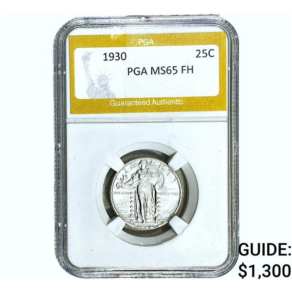 1930 Standing Liberty Quarter PGA MS65 FH