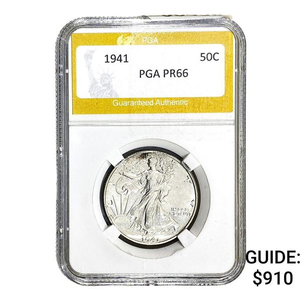 1941 Walking Liberty Half Dollar PGA PR66