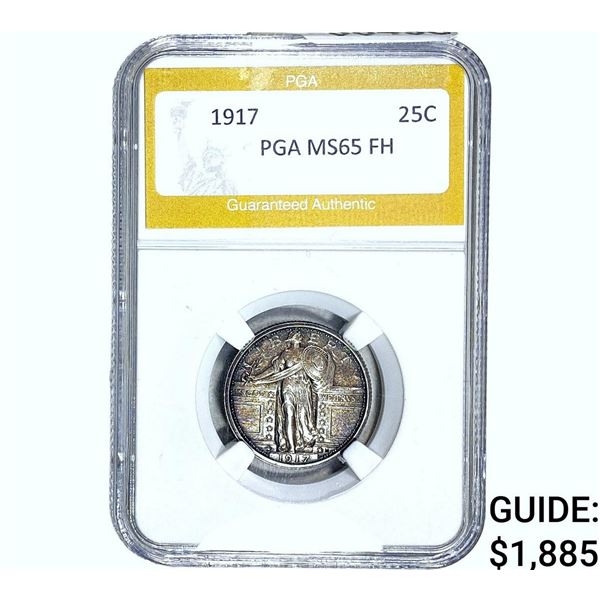 1917 Standing Liberty Quarter PGA MS65 FH