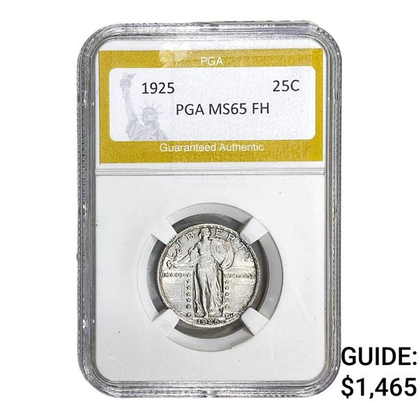 1925 Standing Liberty Quarter PGA MS65 FH