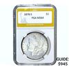 Image 1 : 1878 8TF Morgan Silver Dollar PGA MS64