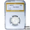 1892-O Barber Quarter PGA MS63