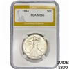 1934 Walking Liberty Half Dollar PGA MS66
